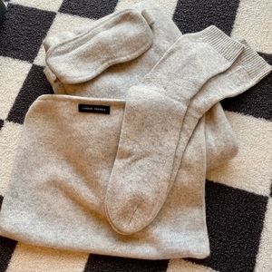 Lingua Franca Cashmere Travel Set NEW IN BOX!